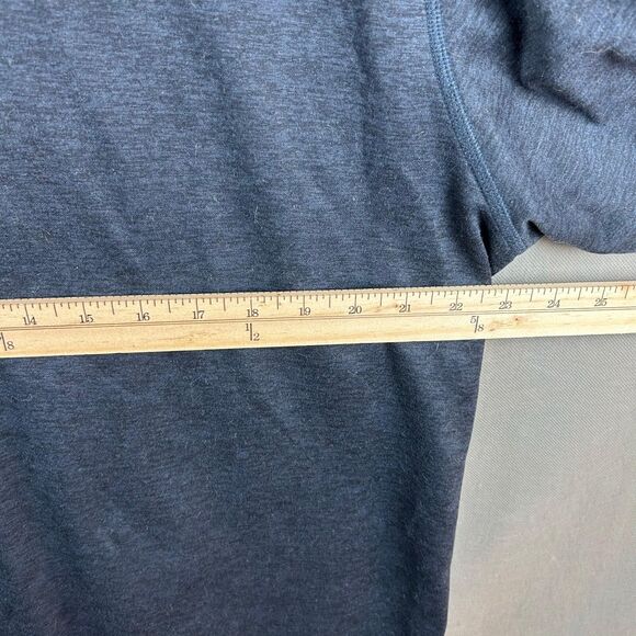 The North Face Men's Activewear Fleece Jacket XL Full-Zip Blue Heathered Quarter - Picture 6 of 7